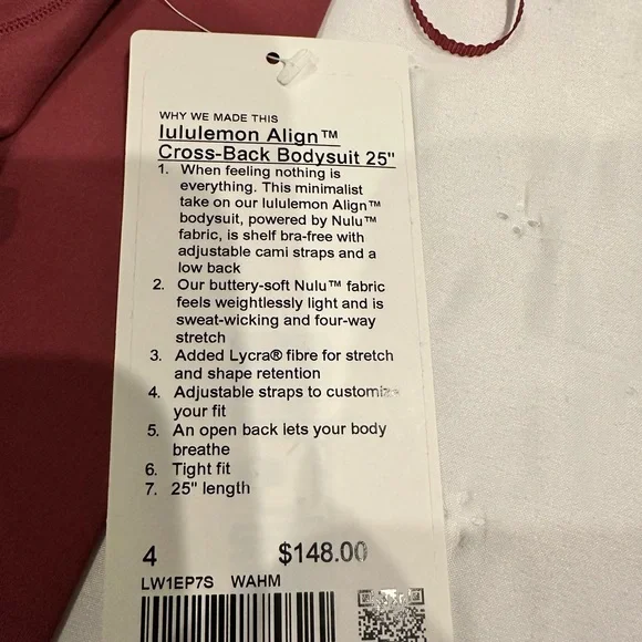 Lululemon Athletica Align Cross-Back Bodysuit - Picture 4 of 5